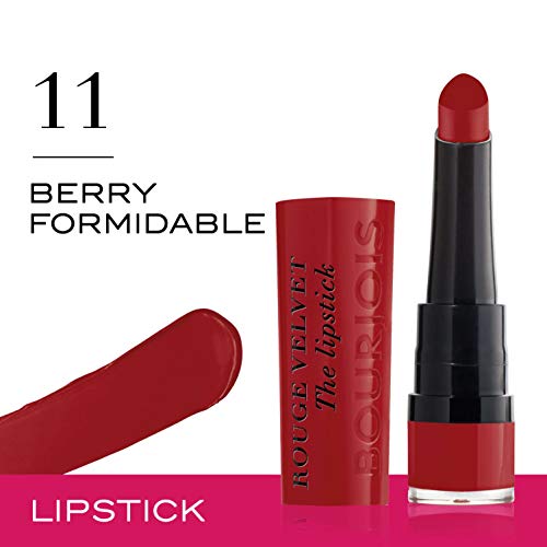 Bourjois Velvet The Lipstick Barra de Labios Tono 11 (Berry formidable), 2.3 gr