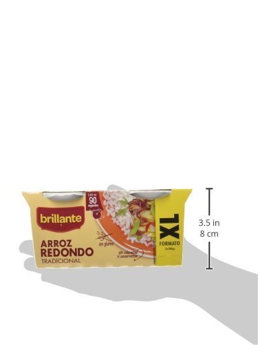 Brillante Arroz Redondo - Pack de 16 vasitos X 200 Gr - Total 3200 Gr