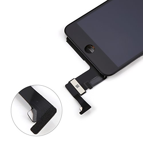 Brinonac Pantalla para iPhone 8 Plus, 5.5" Táctil LCD de Repuesto Ensamblaje de Marco Digitalizador con Herramienta de reparación y Protector de Pantalla (Negro)