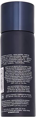 Burberry Desodorante Spray Indigo para hombre – 75 ml