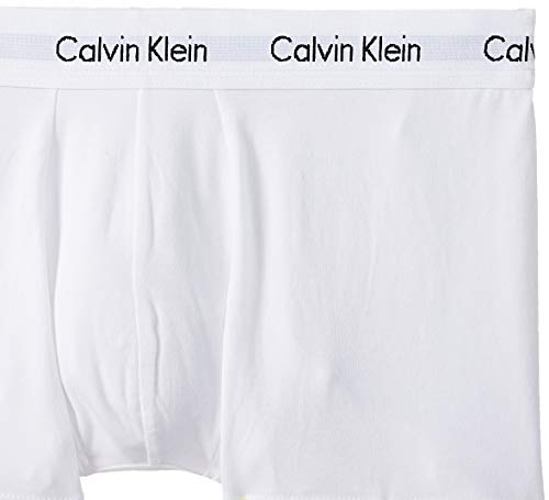 Calvin Klein 3p Low Rise Trunk Bóxer, Multicolor (White/Red/Navy), XL (Pack de 3) para Hombre