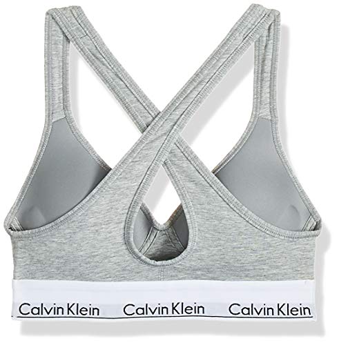 Calvin Klein Bralette Lift Sujetador Deportivo, Grau (Grey Heather 020), M para Mujer