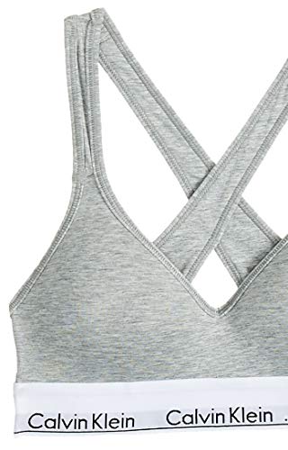 Calvin Klein Bralette Lift Sujetador Deportivo, Grau (Grey Heather 020), M para Mujer