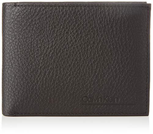 Calvin Klein - Ck Bombe' Billfold 8cc, Carteras Hombre, Negro (Blackwhite Black), 1x1x1 cm (W x H L)