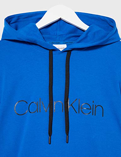 Calvin Klein L/s Hoodie Top de Pijama, Azul (Celtic Blue LK8), Small para Hombre