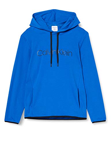 Calvin Klein L/s Hoodie Top de Pijama, Azul (Celtic Blue LK8), Small para Hombre