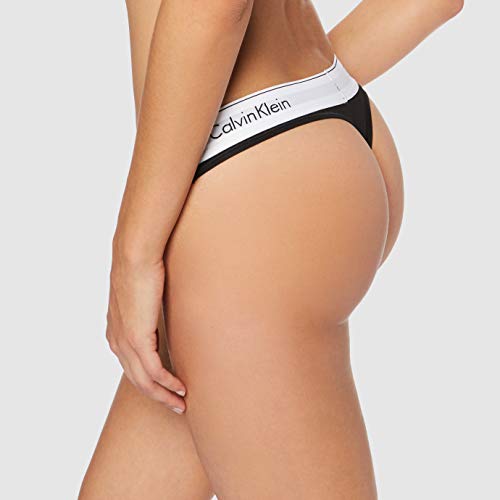 Calvin Klein Underwear, Braguitas para Mujer, Negro (BLACK 001), M