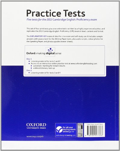 Cambridge English Proficiency (CPE). Practice Tests with Key (Proficiency Practice Tests)