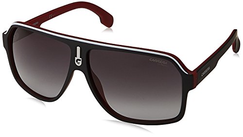 Carrera 1001/S 9O BLX Gafas de sol, Rojo (MTBKRTCRYRED/DARK GREY SF), 62 Unisex-Adulto