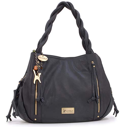 CATWALK COLLECTION - CAZ - Bolso estilo shopper - Cuero - Negro