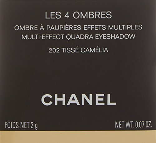 Chanel Les 4 Ombres - Sombra de ojos, color 202-tissé camélia, 2 gr