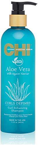 CHI Aloe Vera with Agave Nectar Curls Defined Curl Enhancing Shampoo 340ml