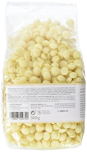 Chocolates Simón Coll - Gotas de Chocolate Blanco, 500 g