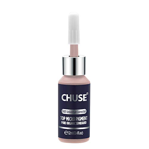 CHUSE T401 Universal Corrector Microblading Micro pigmento maquillaje permanente tatuaje tinta color cosmético pasó SGS, DermaTest 12 ml (0.4fl.oz)