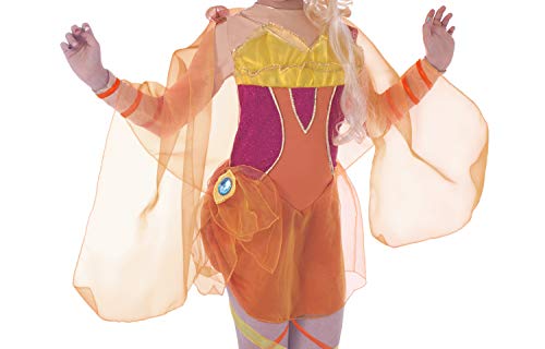 Ciao 11185 – Disfraz de Stella Bloomix Winx Club 7-9 anni Stella (Arancione, Giallo)