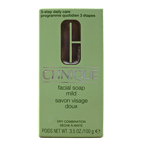 Clinique Facial Soap (refill) - Jabón (Barra, Cara, Amarillo, Use twice a day, morning and night. - Lather between palms with tepid water.)