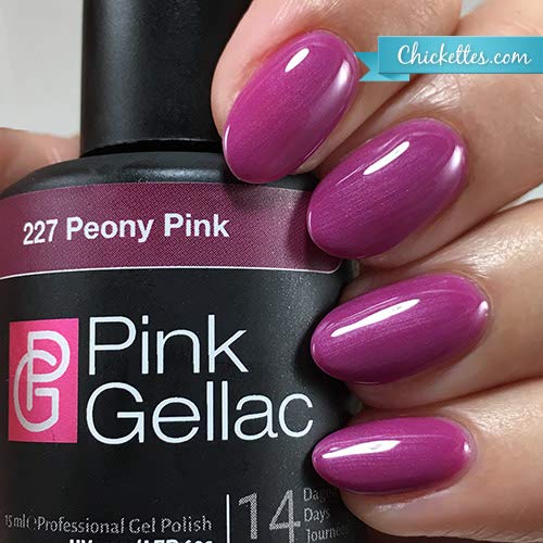 Color de pintauñas permanente Pink Gellac 227 Peony Pink