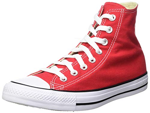 Converse Chuck Taylor All Star Hi, Zapatillas de tela Unisex, Rojo (Varsity Red), 38 EU