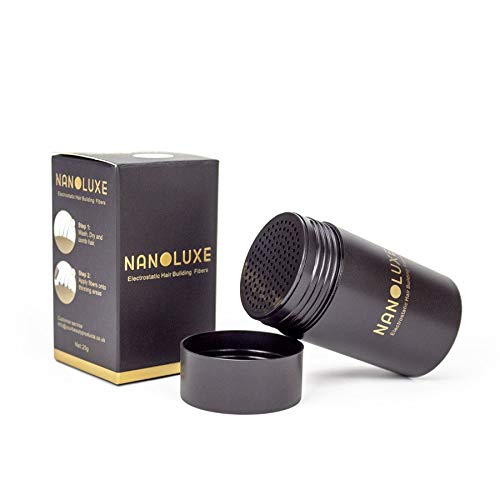 Corrector Nanoluxe, tamaño mediano, marrón, fibras con pelo, 25 g