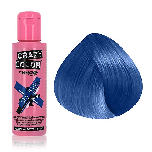 Crazy Color Sky Blue Nº 59 Crema Colorante del Cabello Semi-permanente