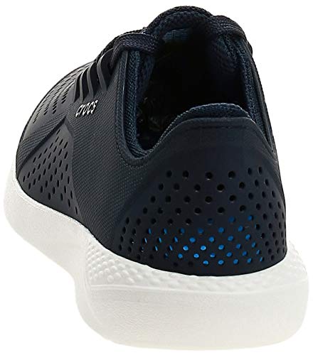 Crocs LiteRide Pacer M, Zapatillas para Hombre, Azul (Navy/White 462b), 45/46 EU