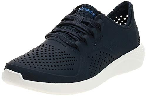 Crocs LiteRide Pacer M, Zapatillas para Hombre, Azul (Navy/White 462b), 45/46 EU