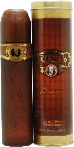 Cuba Brown EDT vaporisateur/Spray para él 100 ml