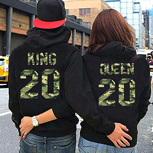 Daisy for U King Queen Couple Set Sudadera con Capucha