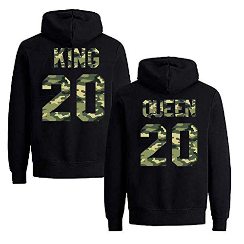 Daisy for U King Queen Couple Set Sudadera con Capucha