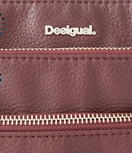 Desigual Bag True Love Durban, Bandolera para Mujer, Rot (Ruby Wine), 17.5x4x27.2 centimeters (B x H x T)