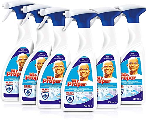 Don Limpio - Professional Limpiador y Desinfectante Multisuperficies, 6 unidades de 750 ml