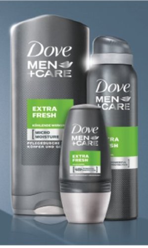 Dove - Men+care extra fresh, desodorante extrafesco, 6 - pack (6 x 50 ml)