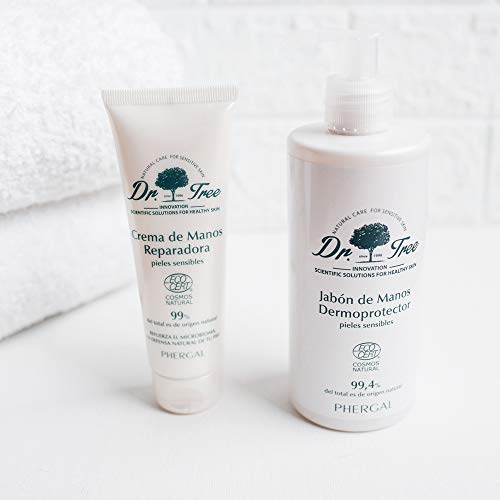 Dr. Tree. Crema De Manos Reparadora. Pieles Secas o Irritadas. 75 ml