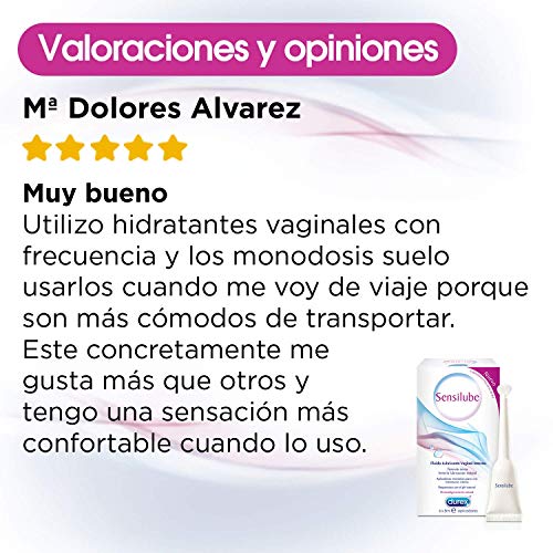 Durex Sensilube Fluido Lubricante Médico Sequedad Vaginal - Monodosis 6 x 5 ml