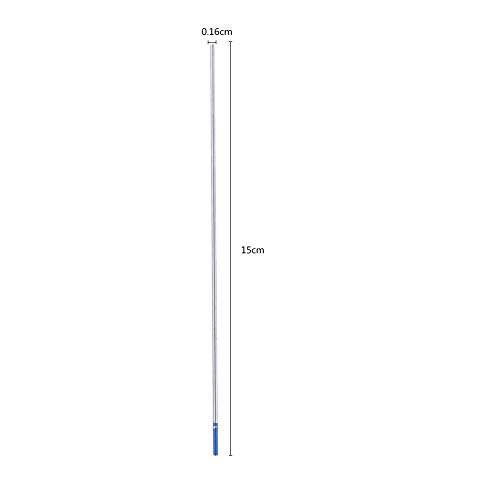 Electrodos de soldadura, 10pcs Electrodos de soldadura de tungsteno Electrodo de Lanthanated Punta azul 1.0/1.6/2.4mm(1.6 x 150mm)