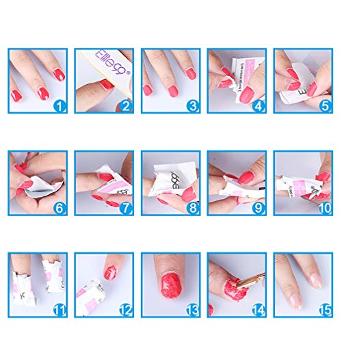 Elite99 Esmaltes Semipermanentes de Uñas en Gel UV LED, 6pcs Kit de Esmaltes de Uñas en Gel Soak Off 003