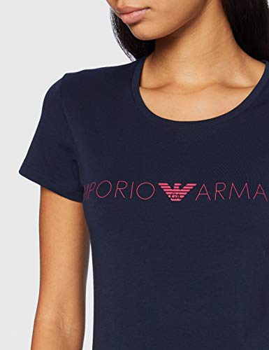 Emporio Armani Underwear T-Shirt Camiseta, BLU Marine - Marine Blue, XS para Mujer