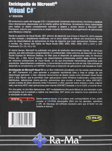 Enciclopedia De Microsoft Visual C#. Interfaces Gráficas Y Aplicaciones Para Internet Con Windows Forms Y ASP.NET - 4ª Edición