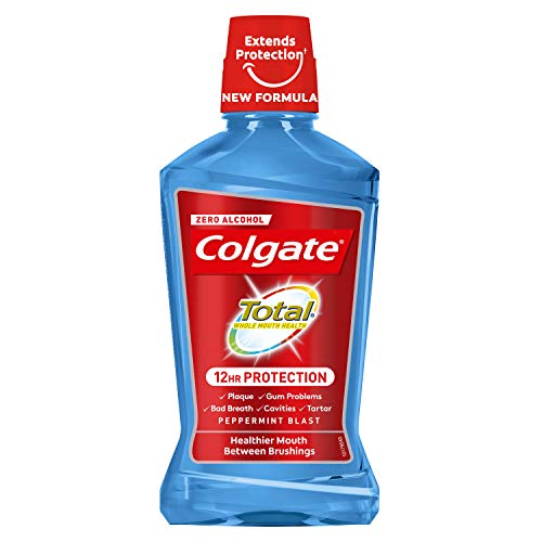 Enjuague bucal COLGATE Total 12H Protection, boca más sana entre los cepillazos 500 ml