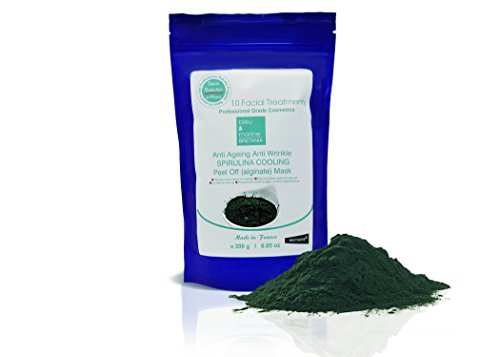 Espirulina Anti Edad Mascarilla Alginatos Refrescante y Lifting peel-off Bolsa refermable Stand-up 200 g