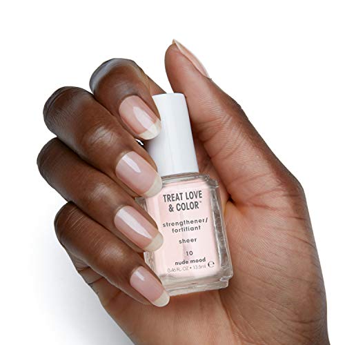 Essie Pintauñas Tratamiento y Color Treat Love & Color para Uñas Resistentes y Fuertes Tono Rosa 10 Nude Mood - 13.5 ml