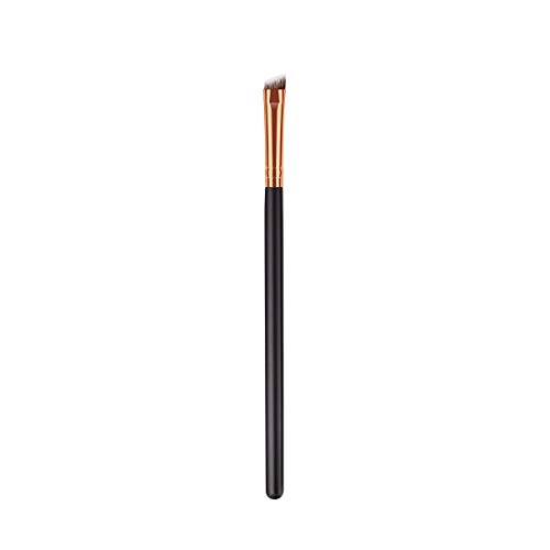 Eyeliner Brush Professional - Brocha para maquillaje en ángulo fino para el delineador de precisión (negro)