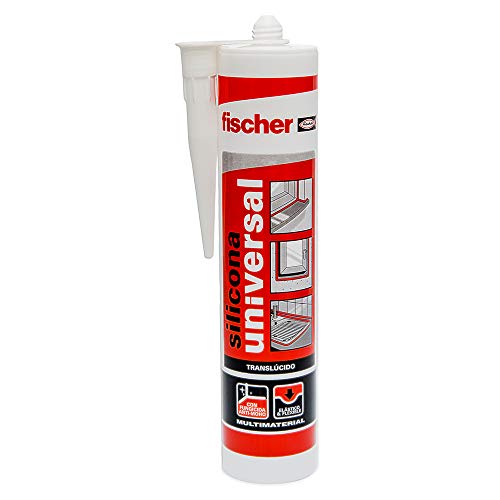 Fischer 98646 Silicona Universal Translucida (Cartucho 280 ml), 098646