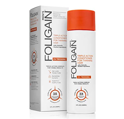 FOLIGAIN - Acondicionador capilar regenerativo para hombres con 2% de trioxidil - 236 ml