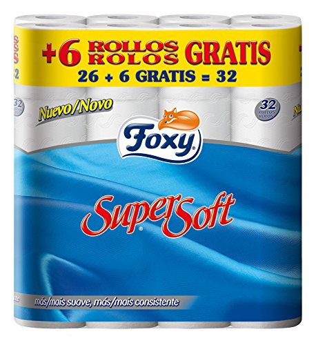 Foxy - Papel Higienico Supersoft 26 + 6R