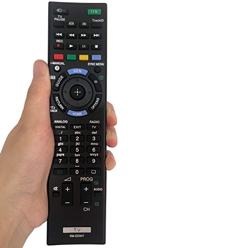 FYCJI Nuevo Reemplazo Mando Sony Bravia RM-ED047 Compatible con Todos los televisores Sony Mando a Distancia para Sony Bravia TV