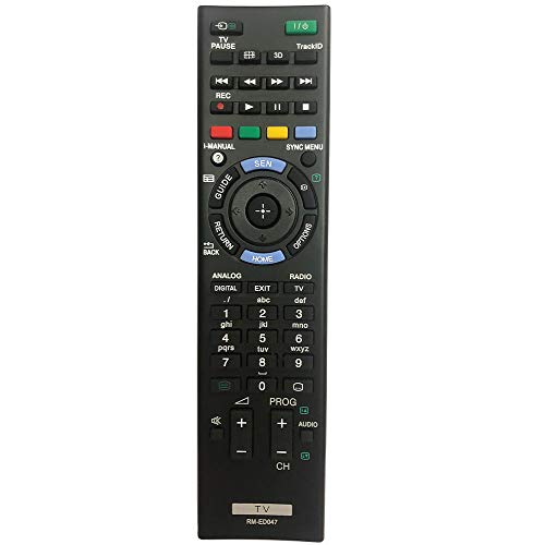 FYCJI Nuevo Reemplazo Mando Sony Bravia RM-ED047 Compatible con Todos los televisores Sony Mando a Distancia para Sony Bravia TV