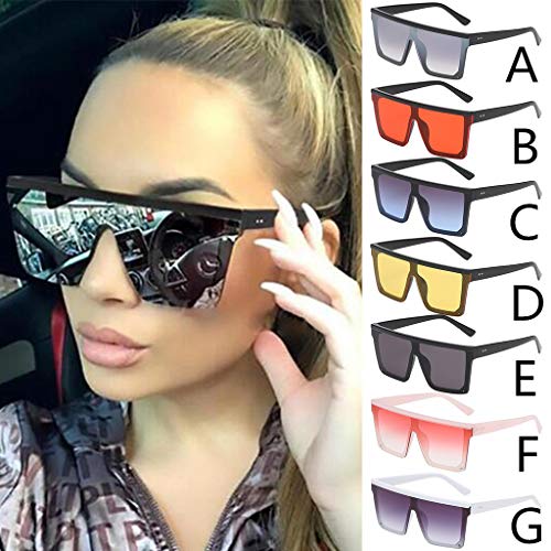 Gafas de sol de Hombres y Mujer Clásico Retro Gafas Fashion Punk Sunglasses personalizadas Lentes cuadradas Motocicleta Conducción MMUJERY