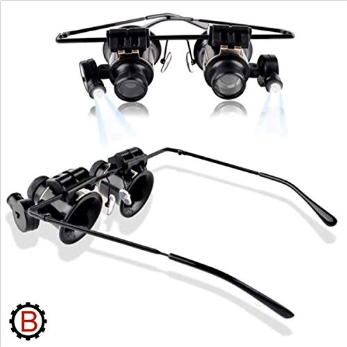 Gafas Lupa BULLONGÈ RELOJERO MAX DUO para relojería con LED