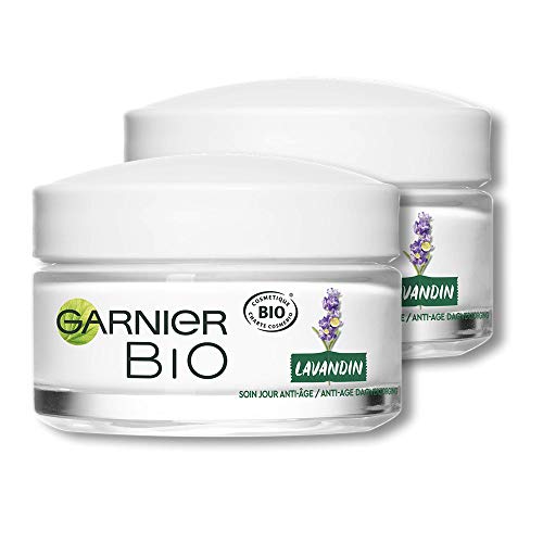 Garnier, Bio cuidado día anti-age – lavandin Régénérant - 50 ml, Paquete de 2